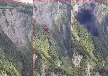 Gürcistan'da helikopter düştü: 8 ölü