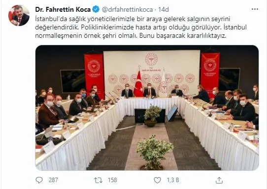 Sağlık Bakanı Fahrettin Koca’dan İstanbul açıklaması! Polikliniklerimizde hasta artışı görülüyor