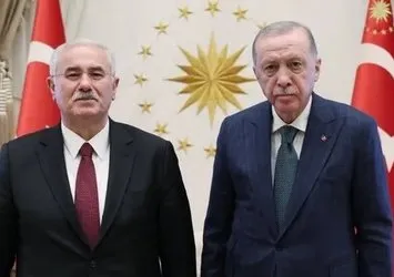 Başkan Erdoğan veda ziyaretinde bulunan Eski Yargıtay Başkanı Mehmet Akarca’yı kabul etti.