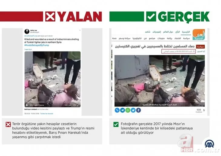 Terör sevicilerin son yalanı!