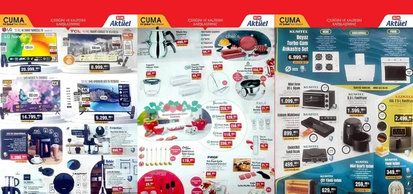 2 ŞUBAT BİM AKTÜEL KATALOĞU: BİM’de başta ev hanımları olmak üzere yüzlerce üründe indirim geliyor!
