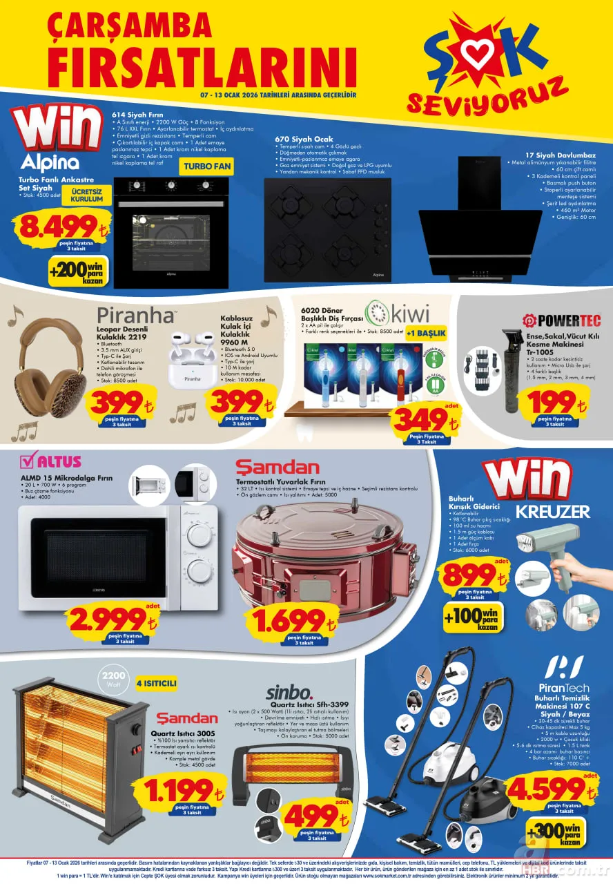 ŞOK’a Columbia mont çeşitleri geldi! 7-13 Ocak aktüel ürünler tam listesi 5