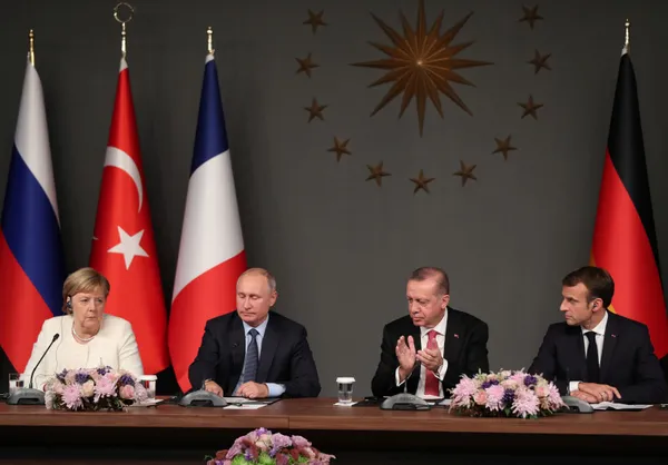 İstanbul'da tarihi 4'lü Suriye Zirvesi sonrası liderler ortak açıklama yaptı - 7