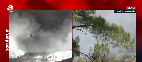 Bu kez yangınlar için gökyüzünde! İHA’lardan nokta atışı müdahale