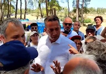 CHP'lilere Muğla Akbelen'de protesto şoku