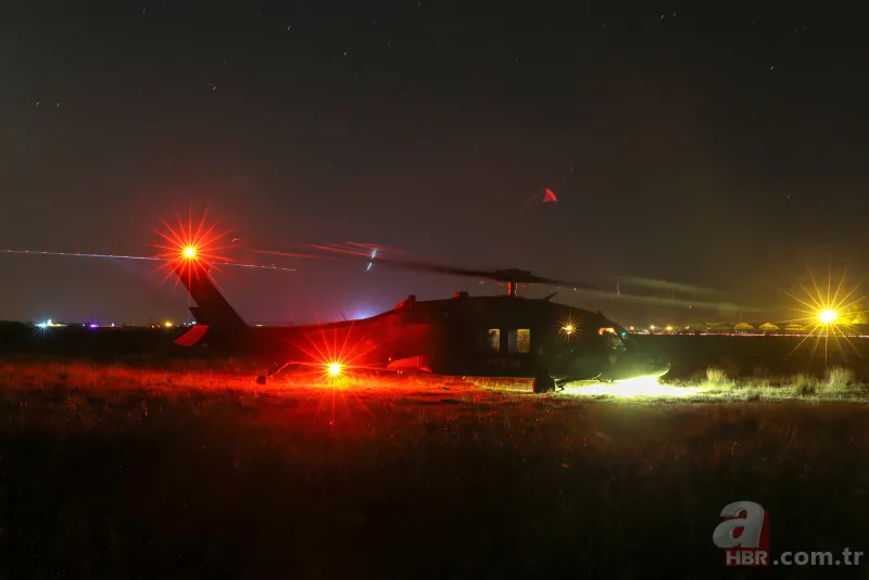 Van'da keşif uçağı düştü! Olay yerinden görüntüler... 14
