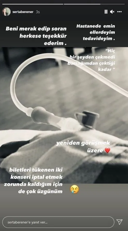 Sertab Erener hastaneye kaldırıldı