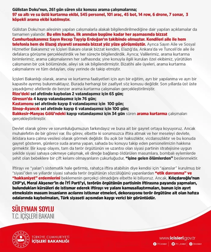 Bakan Süleyman Soylu'dan Kemal Kılıçdaroğlu ve Meral Akşener'e "Gülistan Doku" yanıtı - 7