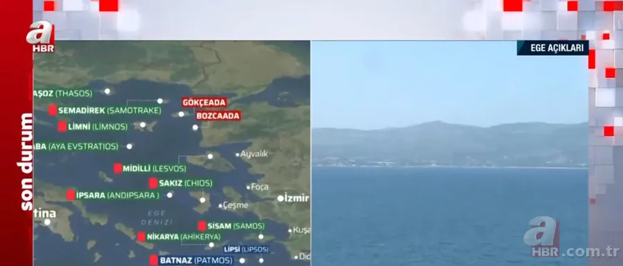 A Haber Sisam adasını görüntüledi! İşte Yunanistan'ın silahlandırdığı ada 11