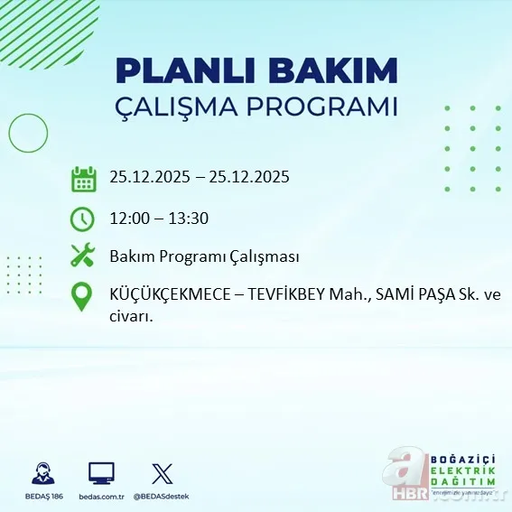 İstanbul’da yaşayanlar dikkat! 21 ilçede elektrik kesintisi: BEDAŞ-AYEDAŞ güncel liste 17