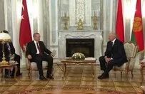 Erdoğan-Lukaşenko görüşmesinde Rusyanın askeri müdahalesi değerlendirildi