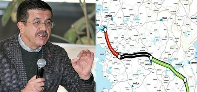 Nihat Zeybekçi açıkladı! İzmir-Antalya arası hızlı tren projesi