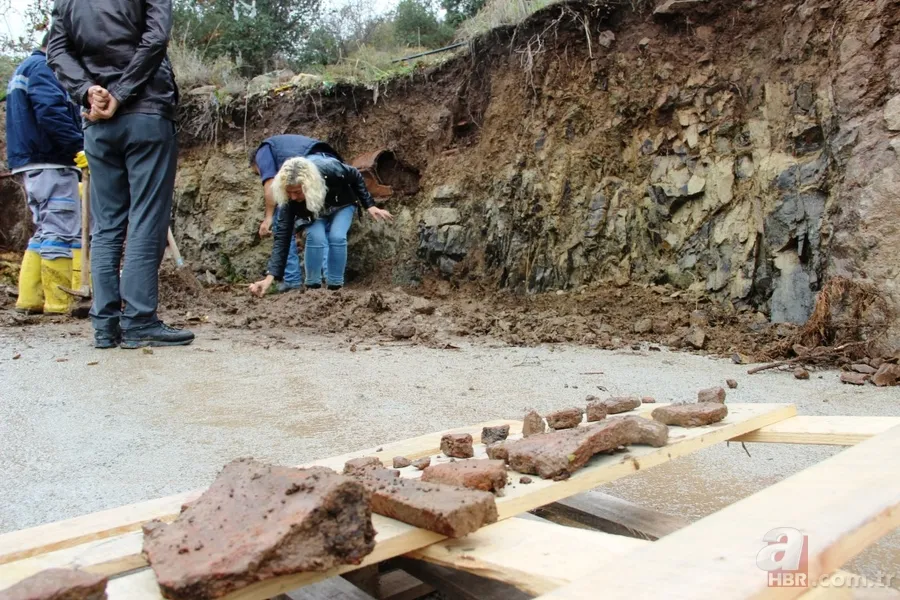 Bodrum'da "lahit mezar" selle ortaya çıktı 7