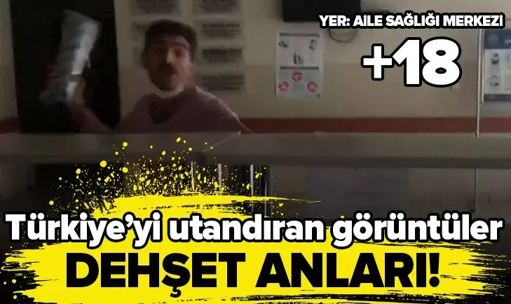 Aile sağlığı merkezinde dehşet: Küfürler edip Silahla döneceğim diye tehdit etti