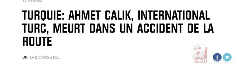 Futbolcu Ahmet Çalık'ın ölümü dünya basınında! Manşetten verdiler: Türkiye'de trajedi 11