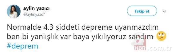 Deprem Twitter'da TT listesine girdi... İşte ilk yorumlar 8