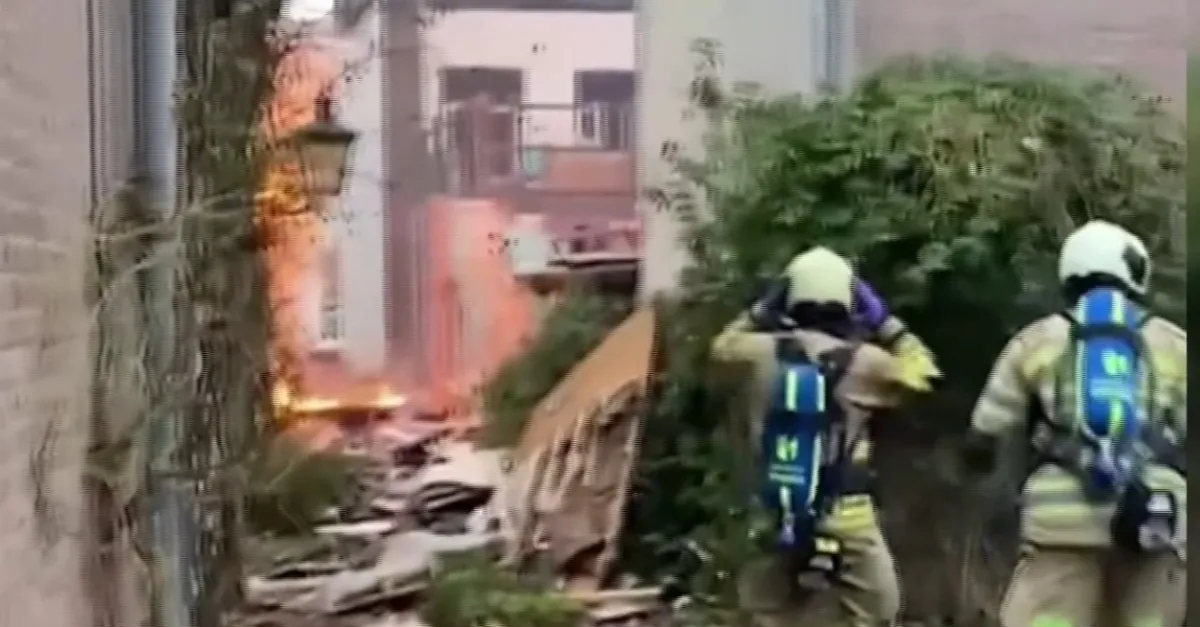 Hollanda'da korkutan patlama!