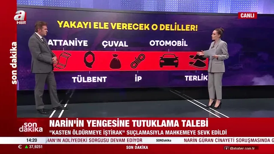 Narin’in yengesi Hediye Güran’a tutuklama talebi