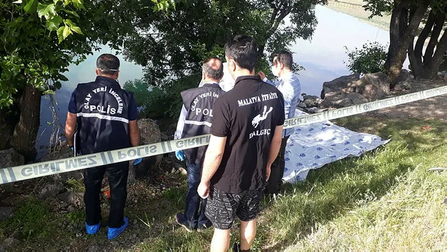 Malatya'da gölette erkek cesedi bulundu - 1