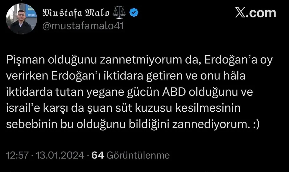 sosyal-medya-paylasimlari-mercek-altina-alinmisti-mustafa-malo-cumhurbaskanina-hakaretten-tutuklandi-1787422955936.jpeg Sosyal medya paylaşımları mercek altına alınmıştı! Mustafa Malo, Cumhurbaşkanı’na hakaretten tutuklandı - 1