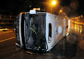 Kayseri'de işçi servisi devrildi: 19 yaralı