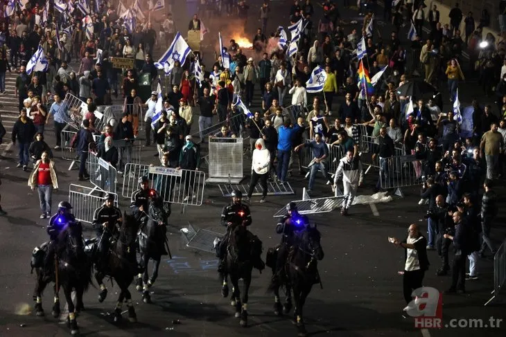 İsrail’de yargı reformu protestoları | Netanyahu’nun evinin önündeki barikat yıkıldı! İç savaş tehlikesi: Yüz binler sokağa döküldü! İşte İsrail’deki son durum