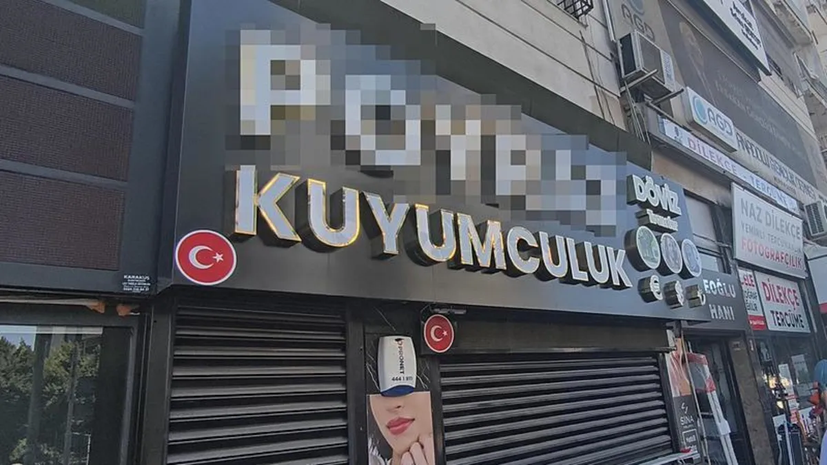 Mersin'de kuyumcudan 120 milyonluk vurgun! 14 kişi yakalandı