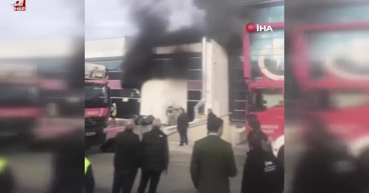 Ankara Ostim OSB’de bir iş yerinde yangın paniği