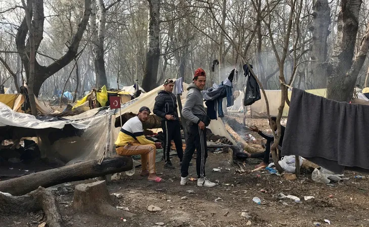 1584254920393.jpg Sığınmacıların Yunanistan'a geçiş mücadelesi 17. gününde - 1