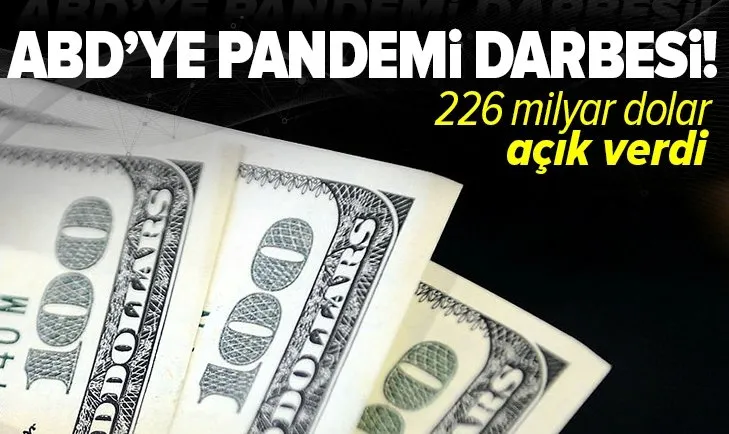 ABD bütçesi Nisan ayında 226 milyar dolar açık verdi!