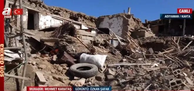 Deprem köyleri yıktı geçti! Adıyaman’nın Arılı Köyünde 55 haneden 52’si yerler bir oldu