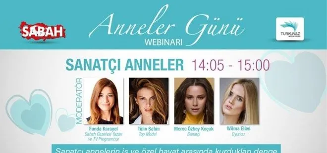 Sabah Gazetesi’nden ’Anneler Günü’ Webinarı! Ünlü isimler ağırlanacak