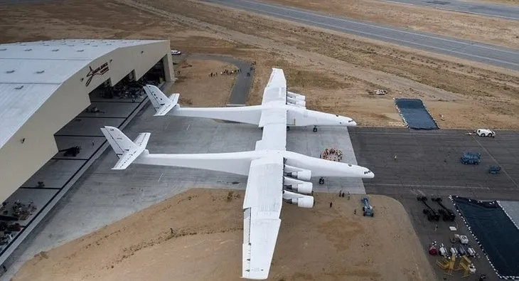 Dünyanın en büyük uçağı Stratolaunch için tarih verildi