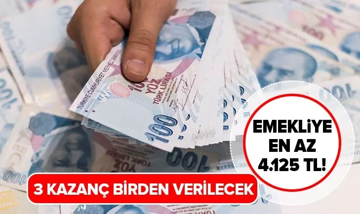 Yeni emekliye en az 4.125 TL! 3 kazanç birden