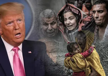 Trump'tan Gazze'ye skandal niteleme! "Emlak geliştirme planı" dedi | "Filistinlilerin dönme hakkı yok"