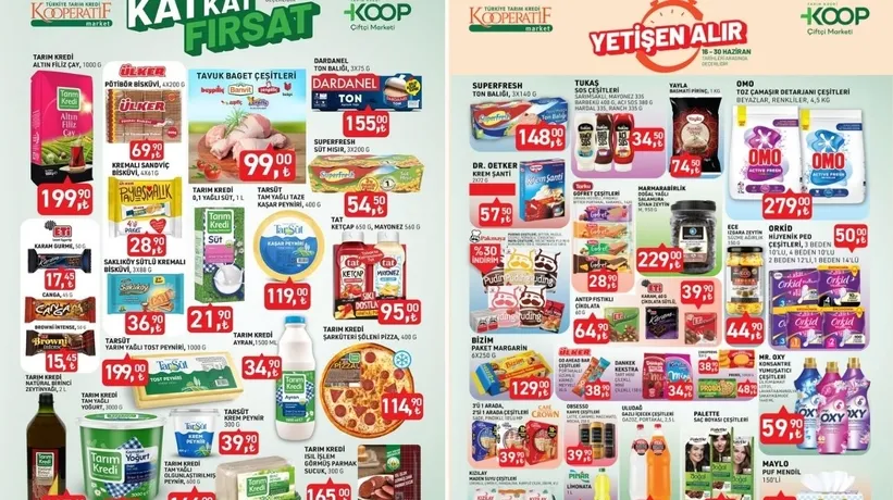Tarım Kredi'de %30 indirimli katalog yayında! Duyan markete koştu: Filiz çay, 199,90, Siyah zeytin 299, Sucuk 165 TL...