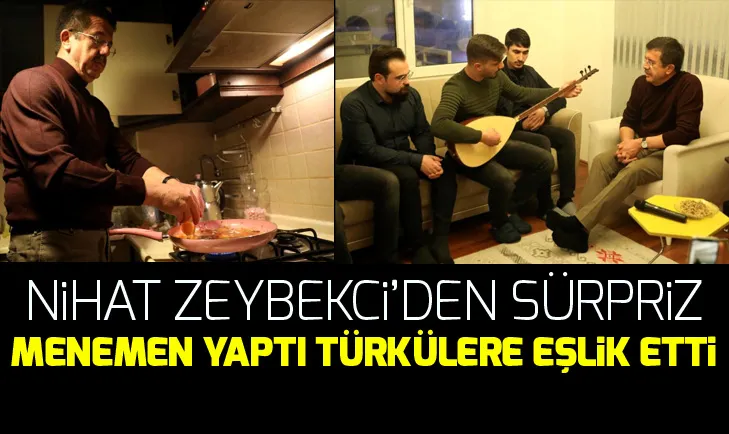 Nihat Zeybekci’den öğrencilere sürpriz