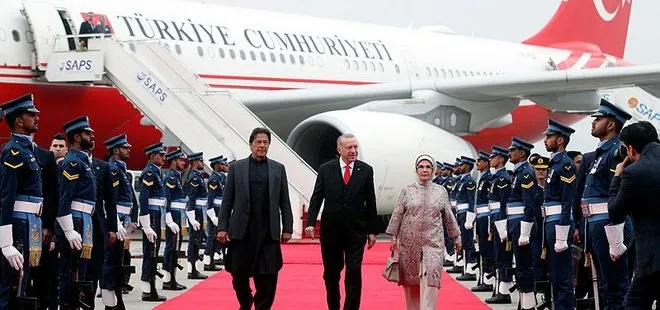 Başkan Erdoğan’a özel karşılama! “İslam dünyasının lideri Pakistan’a hoş geldin”
