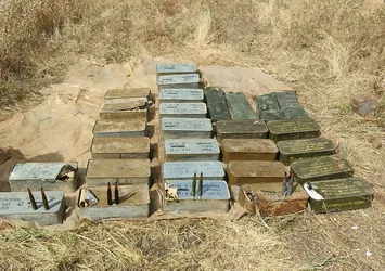 Irak'ın kuzeyinde terör örgütü PKK'ya ait çok sayıda mühimmat ele geçirildi