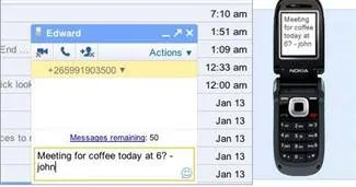 Google, Gmail SMS’i duyurdu