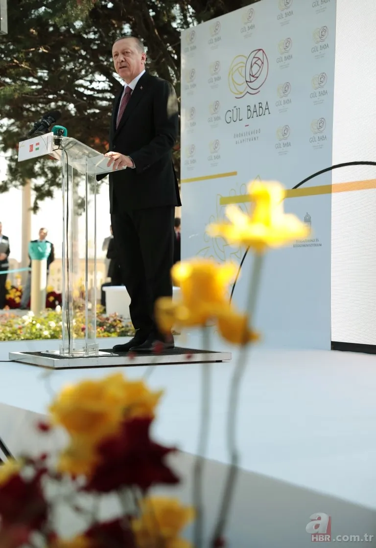 Cumhurbaşkanı Erdoğan, Macaristan’da Gül Baba Türbesini açtı 23