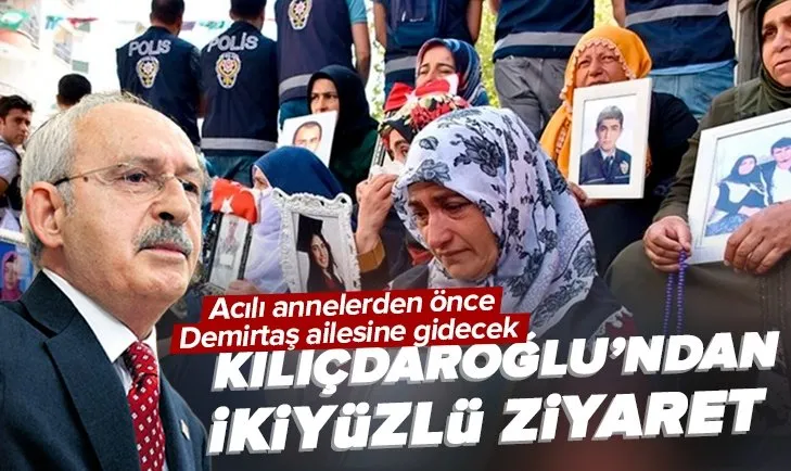 Kemal Kılıçdaroğlu’ndan ikiyüzlü Diyarbakır ziyareti! Önce Demirtaş’ın annesini sonra acılı anneleri ziyaret edecek