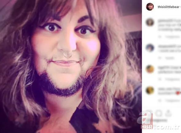 Sakallı kadın görenleri şaşırtıyor! Ölüm tehditleri... 19