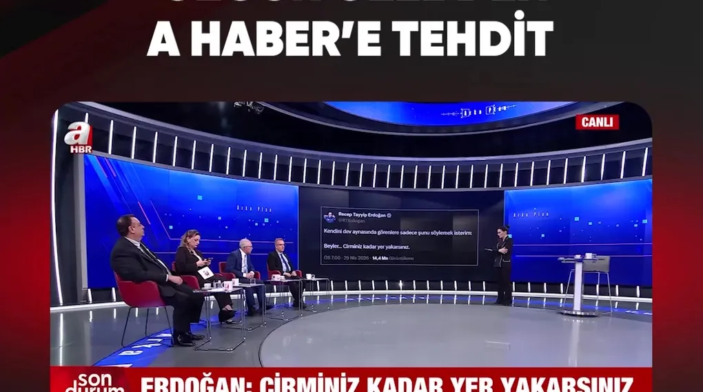 ÖZGÜR ÖZEL'DEN A HABER'E TEHDİT