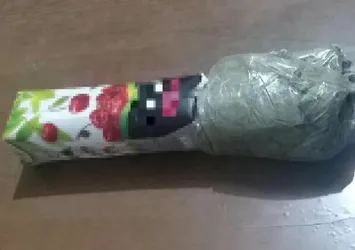 Elazığ’da uyuşturucuyu meyve suyu kutusuna gizlemiş