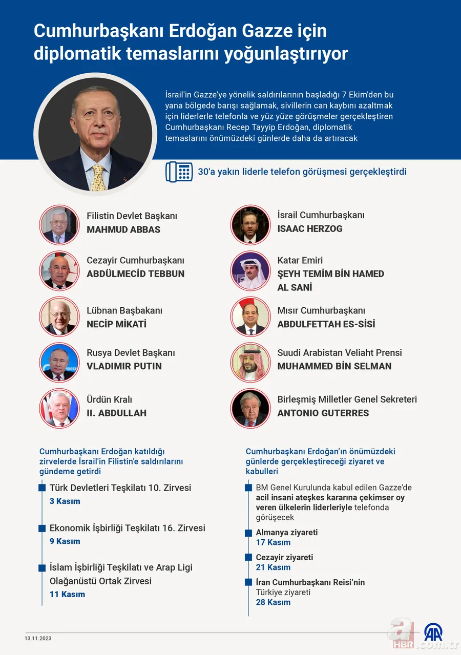 Başkan Erdoğan'dan Gazze diplomasisi! Sıradaki durak Almanya: İsrail vahşetini dünyanın yüzüne çarpacak 17