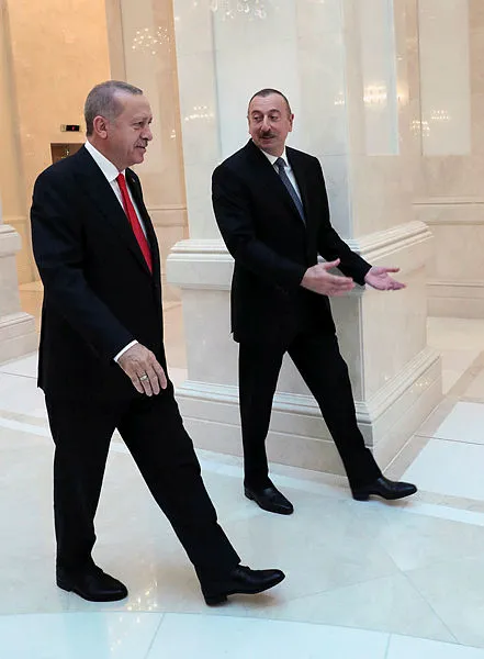 Başkan Erdoğan, İlham Aliyev ile görüştü! İşte ilk kareler...