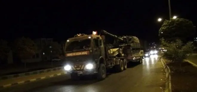 SURİYE SINIRINA ASKERİ SEVKİYAT 