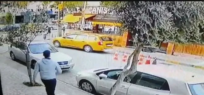 Önce çayını bitirdi sonra taksisinin peşine düştü! Otomobili kaçıran kadının ifadesi şoke etti
