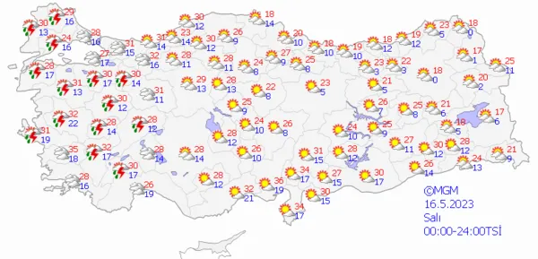 1683993270632.png 14 Mayıs Pazar seçim günü hava durumu nasıl olacak? Meteoroloji'den çok sayıda ile uyarı! Hafta içi kuvvetli sağanak yolda... - 6